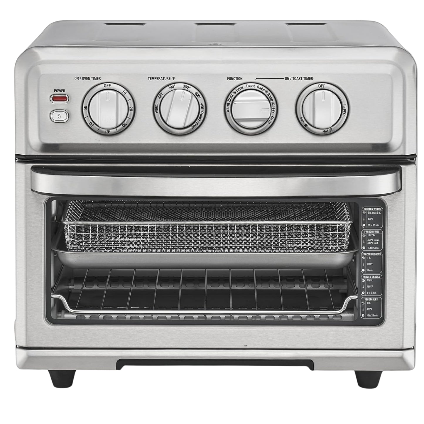 Air Fryer Toaster Oven with Grill, 1800W 8-in-1 Convection Oven, Bake, Broil & Warm TOA-70