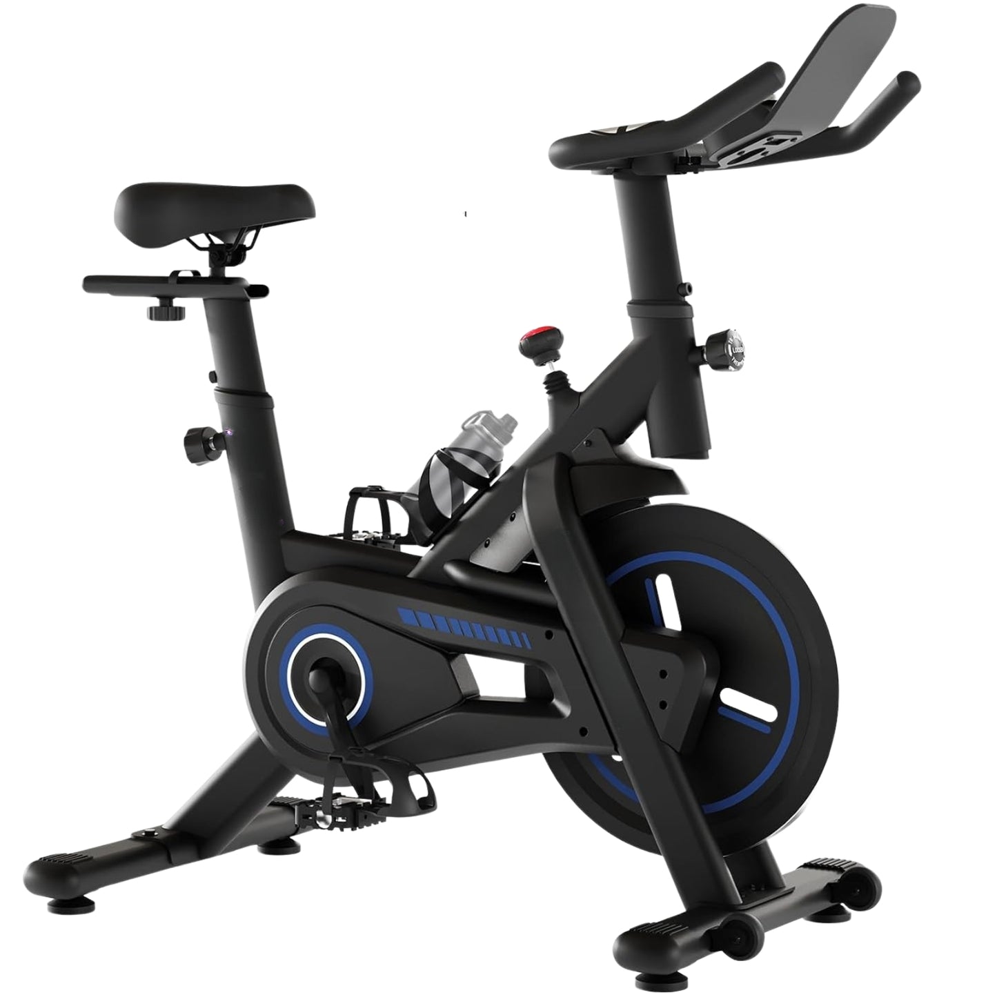 Exercise Bike with Magnetic Resistance, App Connectivity, Adjustable Seat & Tablet Holder for Home Fitness