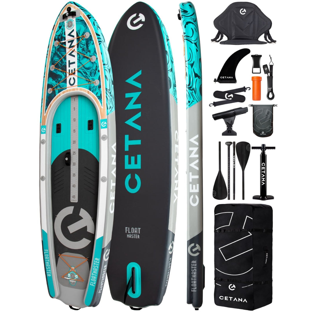 CETANA FloatMaster 11'6 Inflatable SUP Board All-Round Paddle Board 600lbs Capacity