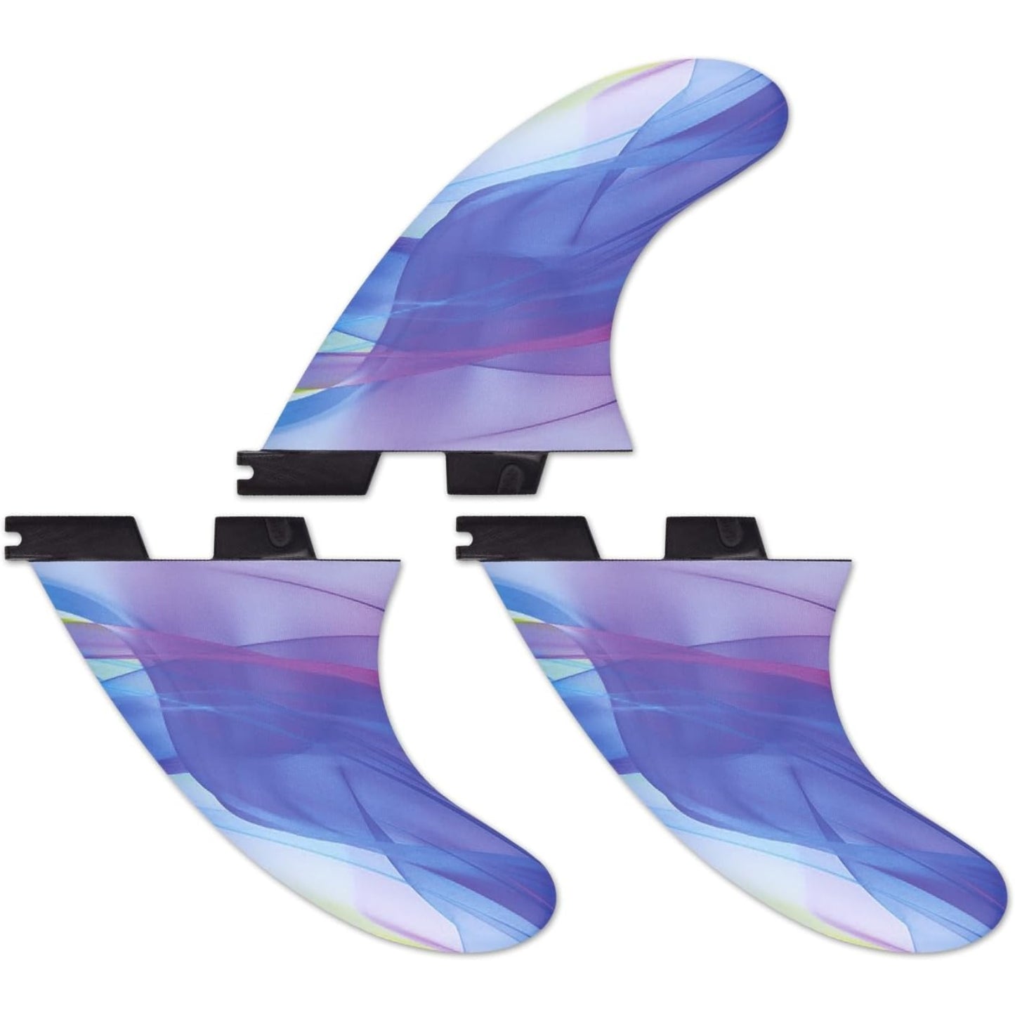 FCS2 Fins 3PCS High-Performance Fiberglass Surfboard Fins | Replacement G5 Surfboard Fin Set
