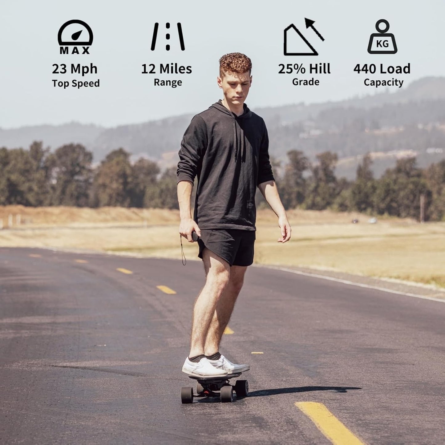 wave-belt-99wh-electric-skateboard-with-remote-23-mph-top-speed-440-lbs-load-waterproof-w1r