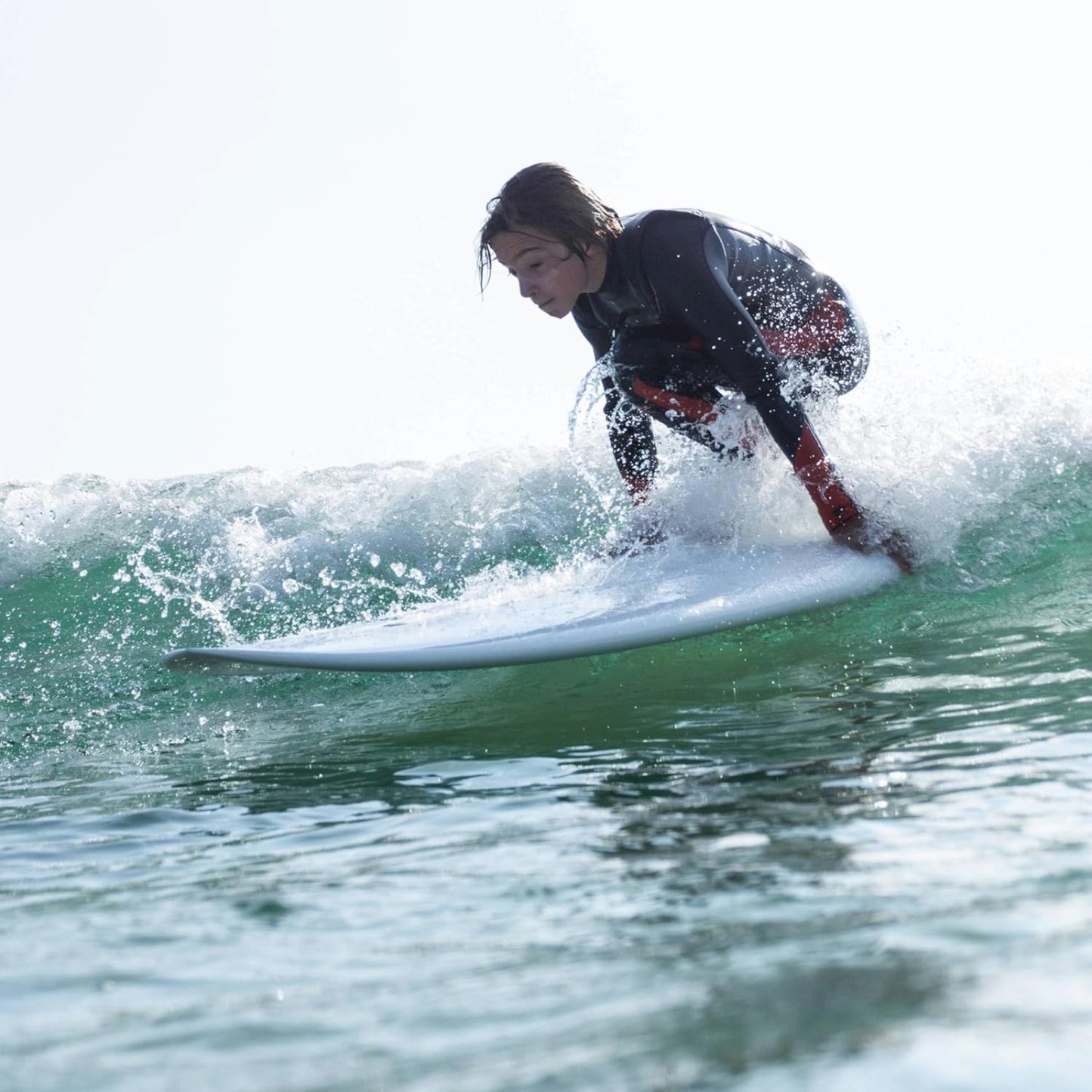 7'2" Comet Tough-Tec Surfboard Durable Beginner & Intermediate Board Lightweight, Stable & Eco-Friendly