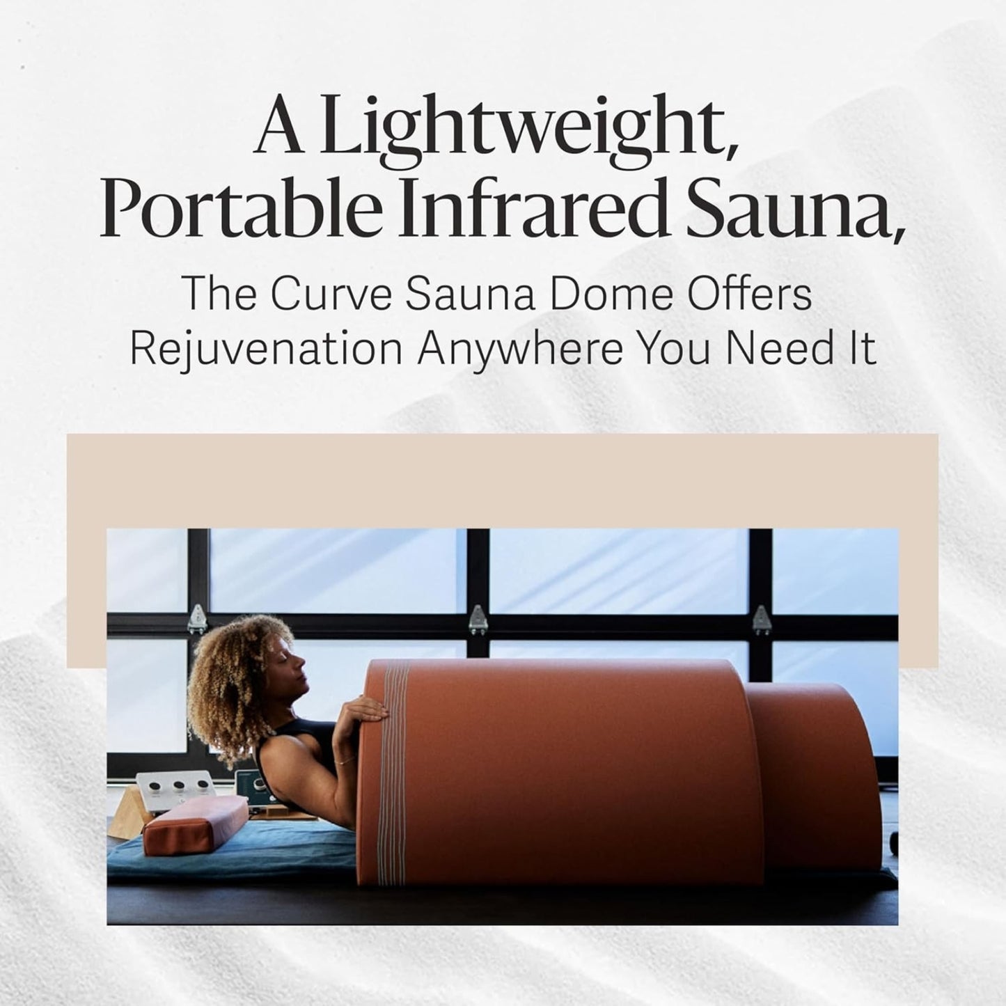 Sauna Dome with Amethyst Mat – Portable Infrared Home Sauna for Pain Relief, Recovery & Relaxation