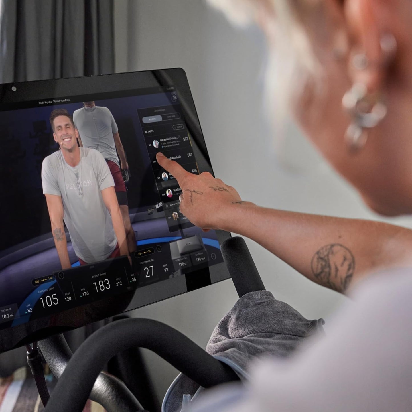 Indoor Exercise Bike with 22” HD Touchscreen | Original Bike & Bike+ | Magnetic Resistance & Apps