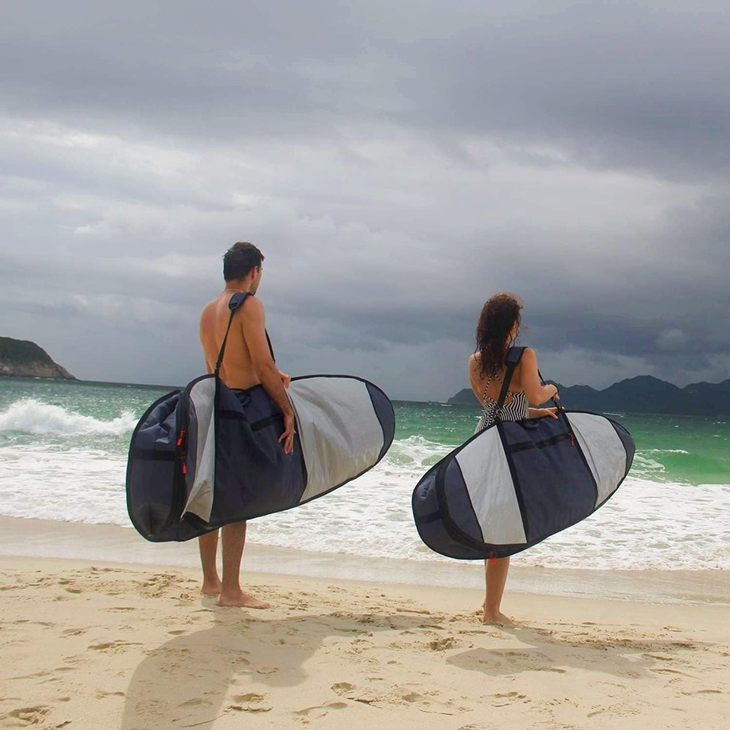 Premium Surfboard Travel Bag – Water-Resistant, Padded Protection, Adjustable Strap & Gear Storage