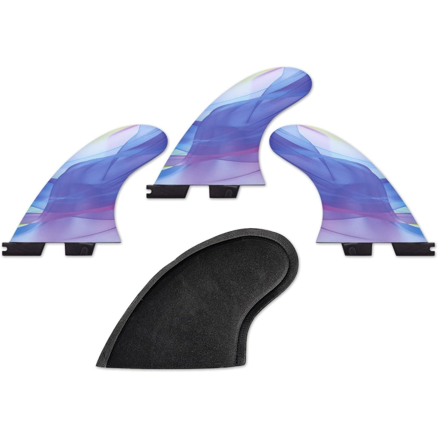 FCS2 Fins 3PCS High-Performance Fiberglass Surfboard Fins | Replacement G5 Surfboard Fin Set