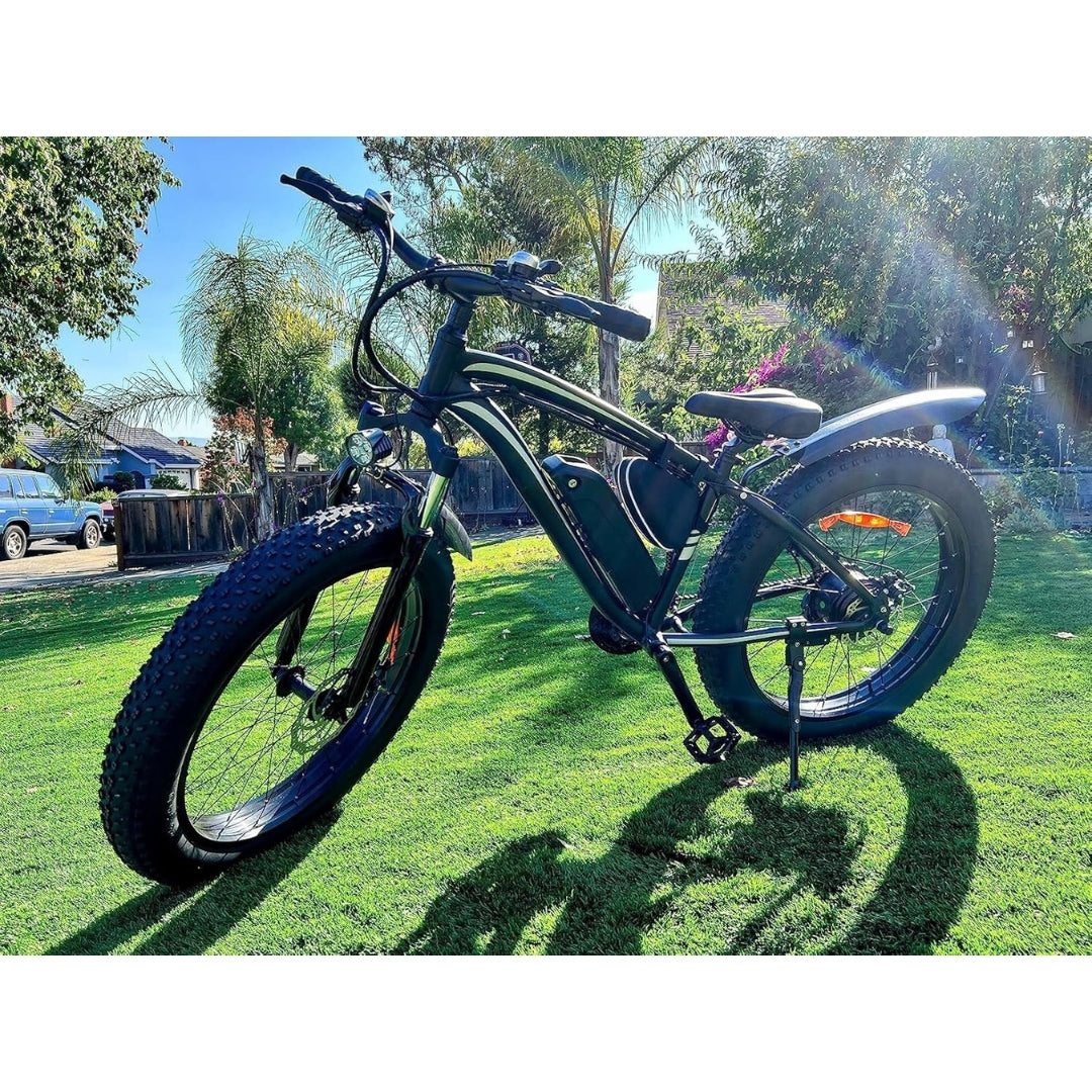 EB26 Electric Bike for Adults 1500W Peak Motor, 48V 15Ah Battery, 26" Fat Tire Mountain Ebike 28MPH