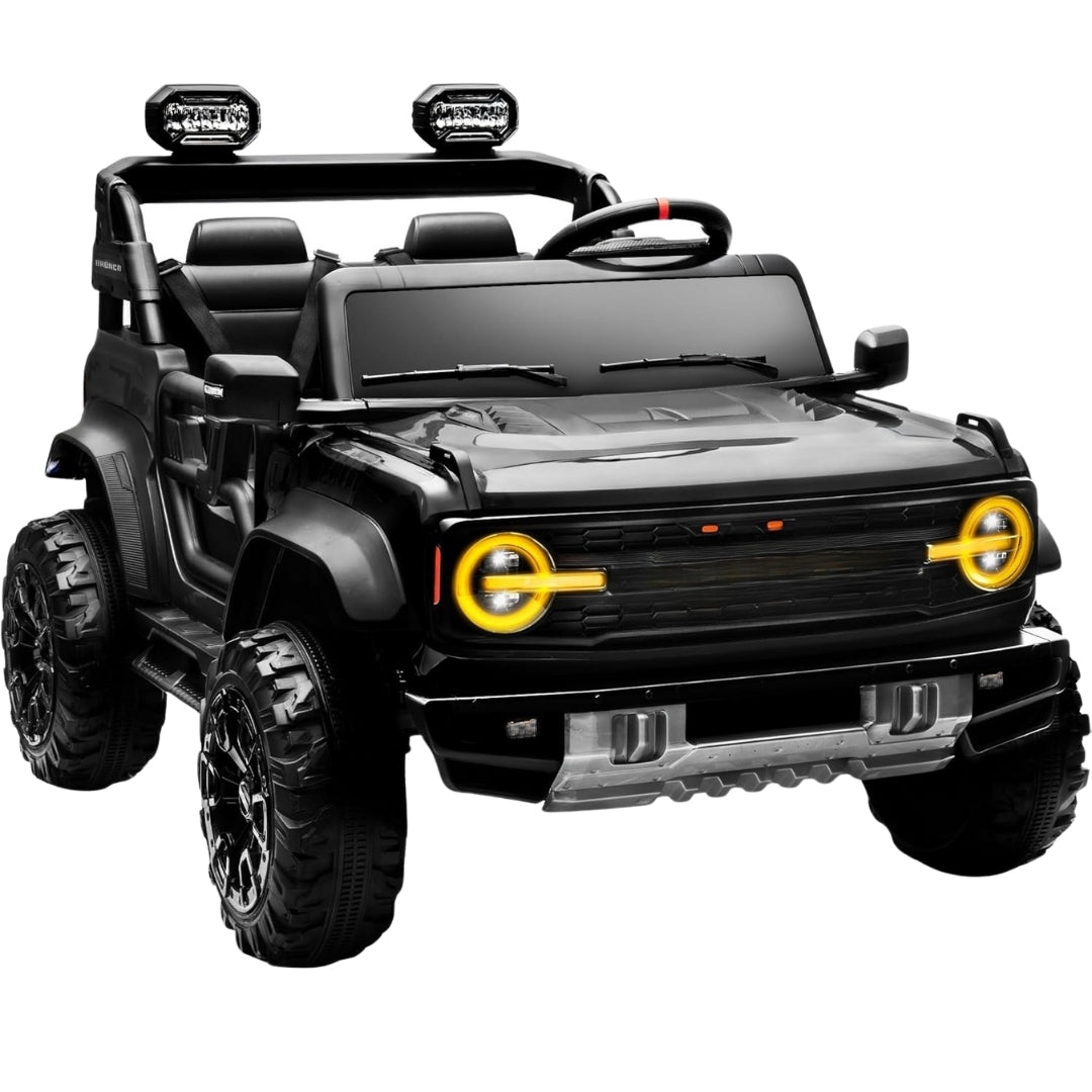 24V Licensed Ford Bronco Raptor Ride On Car, 2-Seater Electric Kids Car w/ Remote & Safety Features