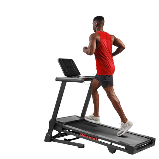 Smart Heavy-Duty Auto Incline Treadmill with 20" Running Deck, 15 Levels, SunnyFit App & 12 MPH