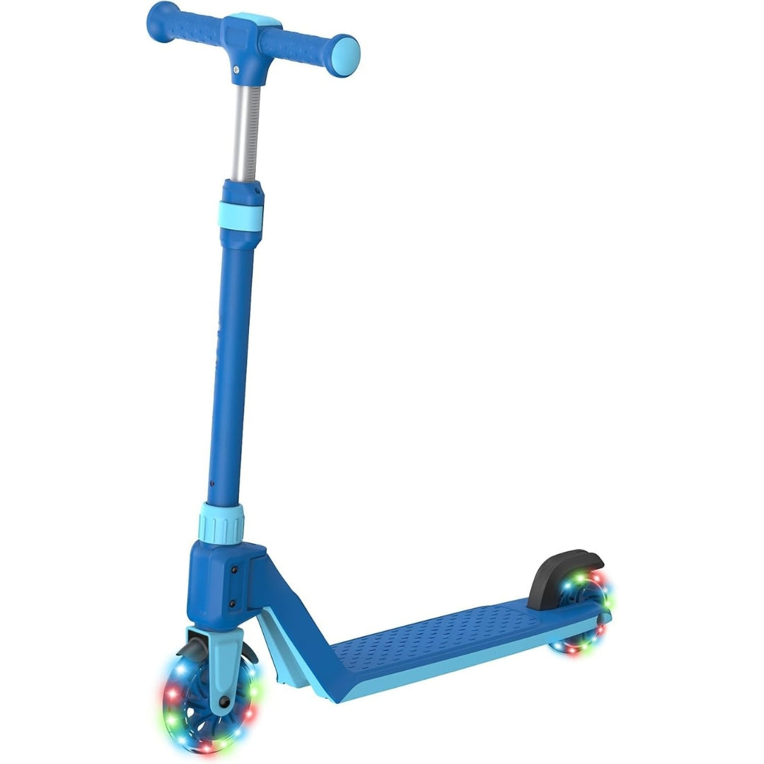 K03 Kids Kick Scooter with LED Light-Up Wheels, Adjustable Handlebar, Anti-Slip Deck & 110 Lbs Capacity