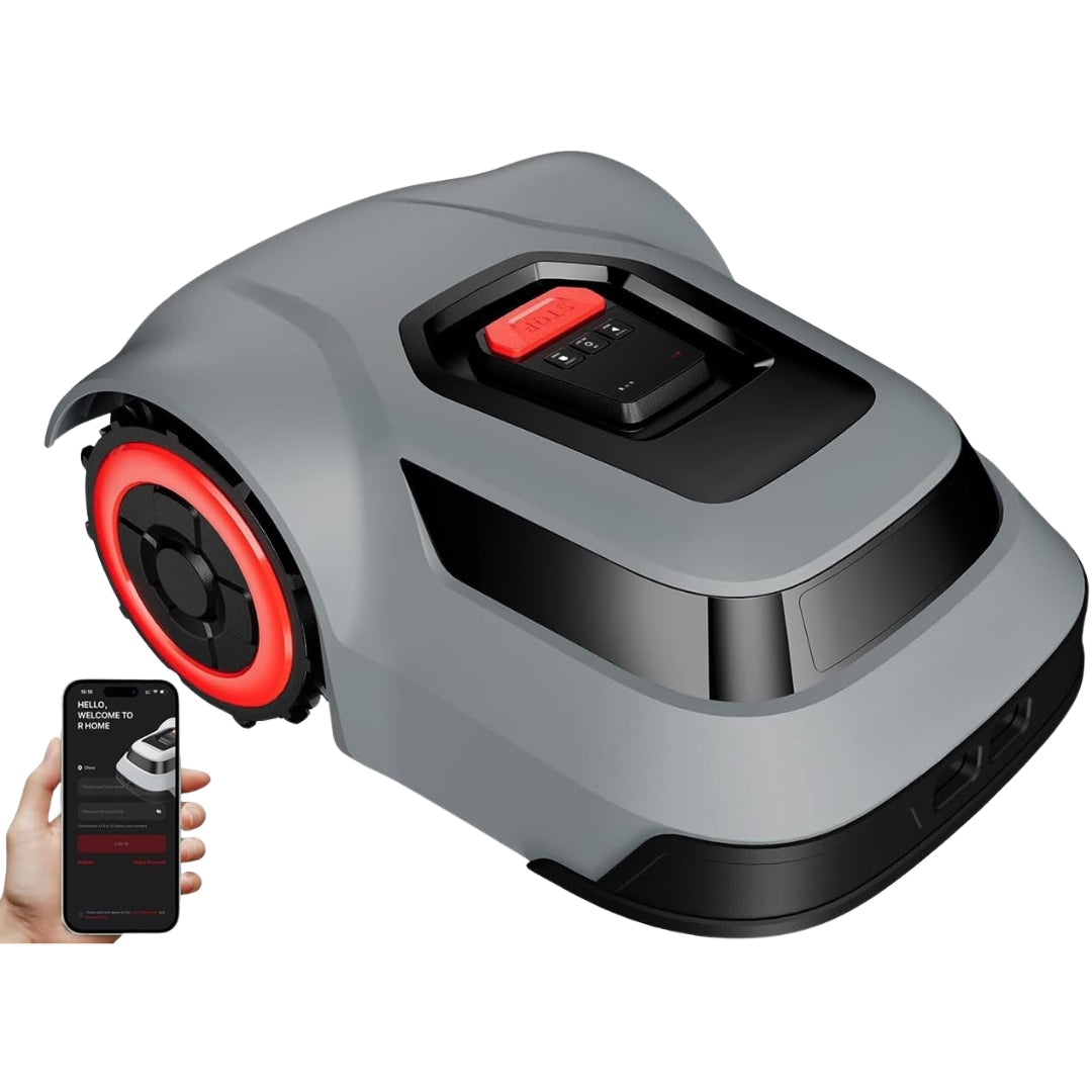 MGC500 Robot Lawn Mower with Boundary Wires, 45% Slope, Auto Recharge & Precise Navigation