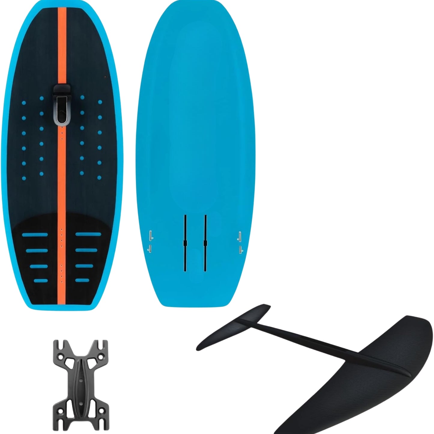Phantasm Quickstart Wake Foil & Board Package  WF-2 V5 Soft Top Foil Board & Complete Setup