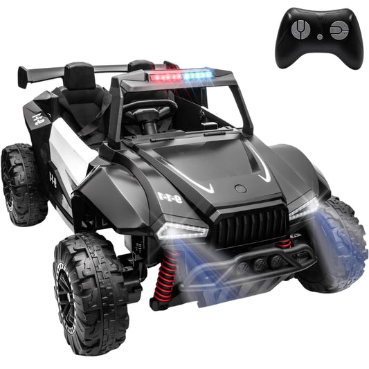 24V 2-Seater Kids Ride On Car Electric UTV, Off-Road Side by Side, Remote Control, Bluetooth & LED Lights