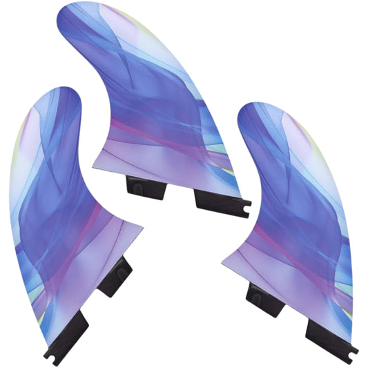 FCS2 Fins 3PCS High-Performance Fiberglass Surfboard Fins | Replacement G5 Surfboard Fin Set