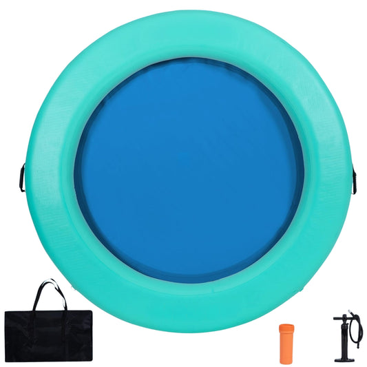 6FT Inflatable Water Hammock Floating Dock | Pool & Lake Float with Pump, Ropes & Storage Bag