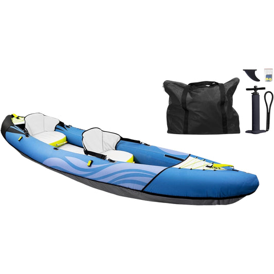 Inflatable Tandem Kayak – Compact, Stable & Durable for 1 or 2 Person | Convertible Seating