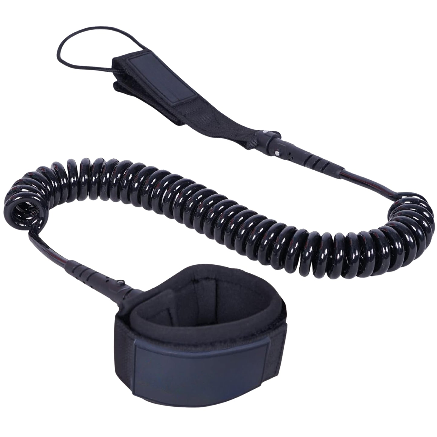 Coiled SUP Leash Premium Surfboard Leg Rope | Paddle Board Ankle Strap Wrist Surf Leash 10ft