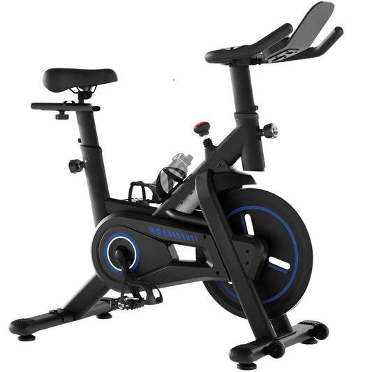 Exercise Bike with Magnetic Resistance, App Connectivity, Adjustable Seat & Tablet Holder for Home Fitness