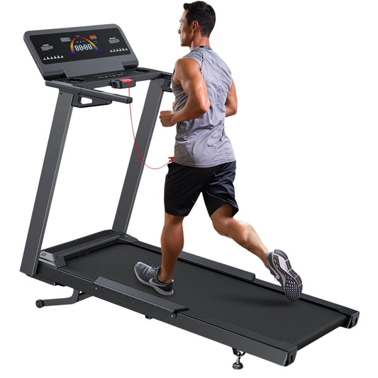 Heavy Duty Auto Incline Treadmill 4.5HP, 500 lbs Capacity, Bluetooth, LED Display, 20"x55" Belt
