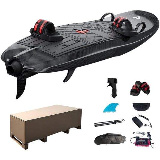 Professional Electric Surfboard 42mph, 20KW Jet Power, Carbon Fiber Build, 330lbs Capacity