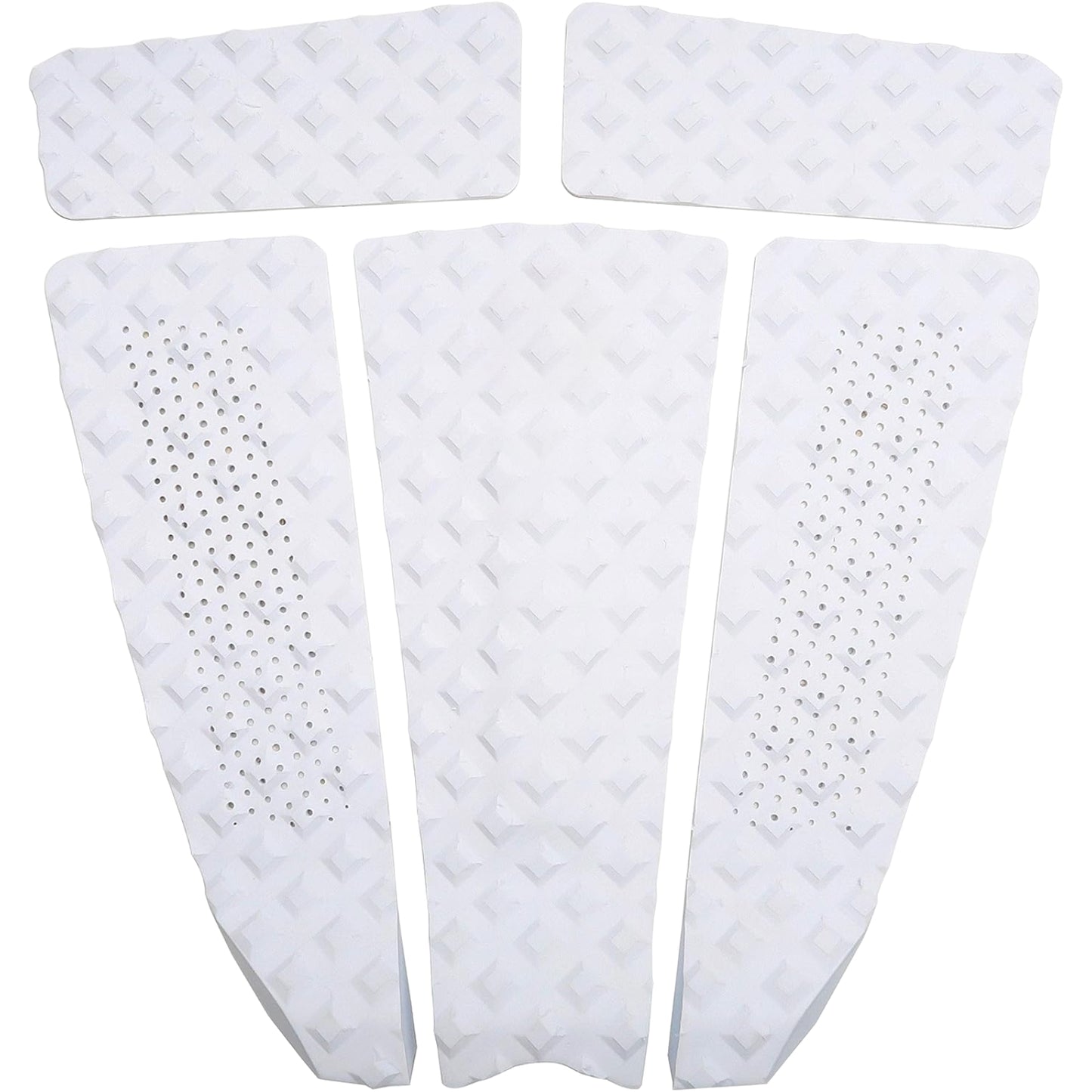 5 Piece EVA Surfboard Traction Pads – Non-Slip Stomp Deck Grip for Skimboards, Funboards & Fishboards