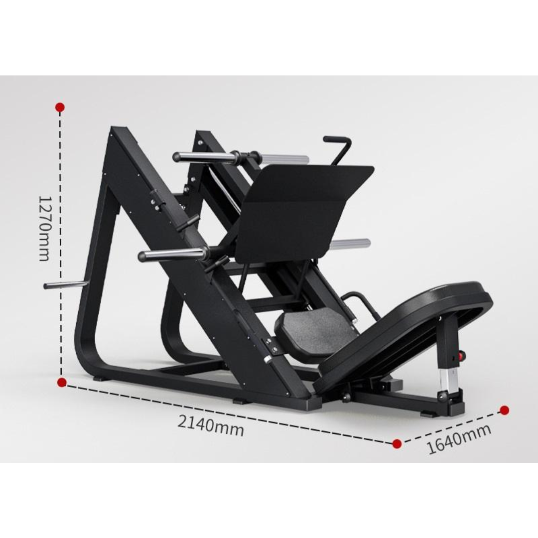 Commercial 45° Leg Press Machine Heavy Duty Gym Leg Strength Trainer