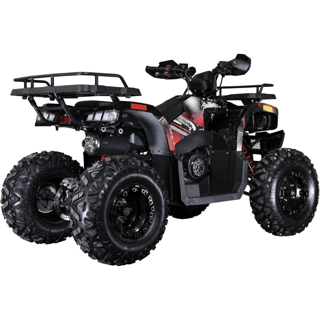 AT200R 169cc Gas Powered Adult ATV with Hydraulic Disc Brakes, Independent Suspension & Digital Speedometer