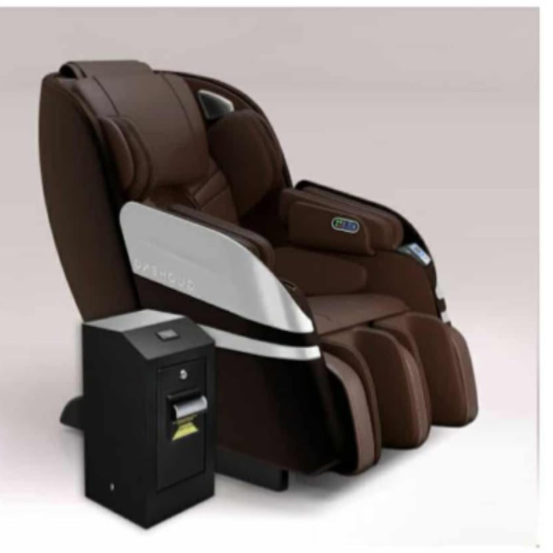 Serenity Royale Full-Body Massage Chair Zero Gravity, SL Track, Smart App Control, Cash & QR Payment