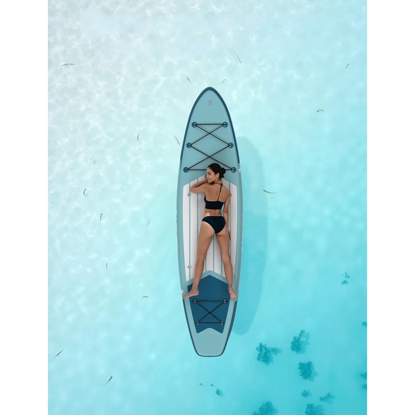 Inflatable Stand Up Paddle Board 10’6” | SUP with Premium Accessories, Non-Slip Deck & Carry Bag