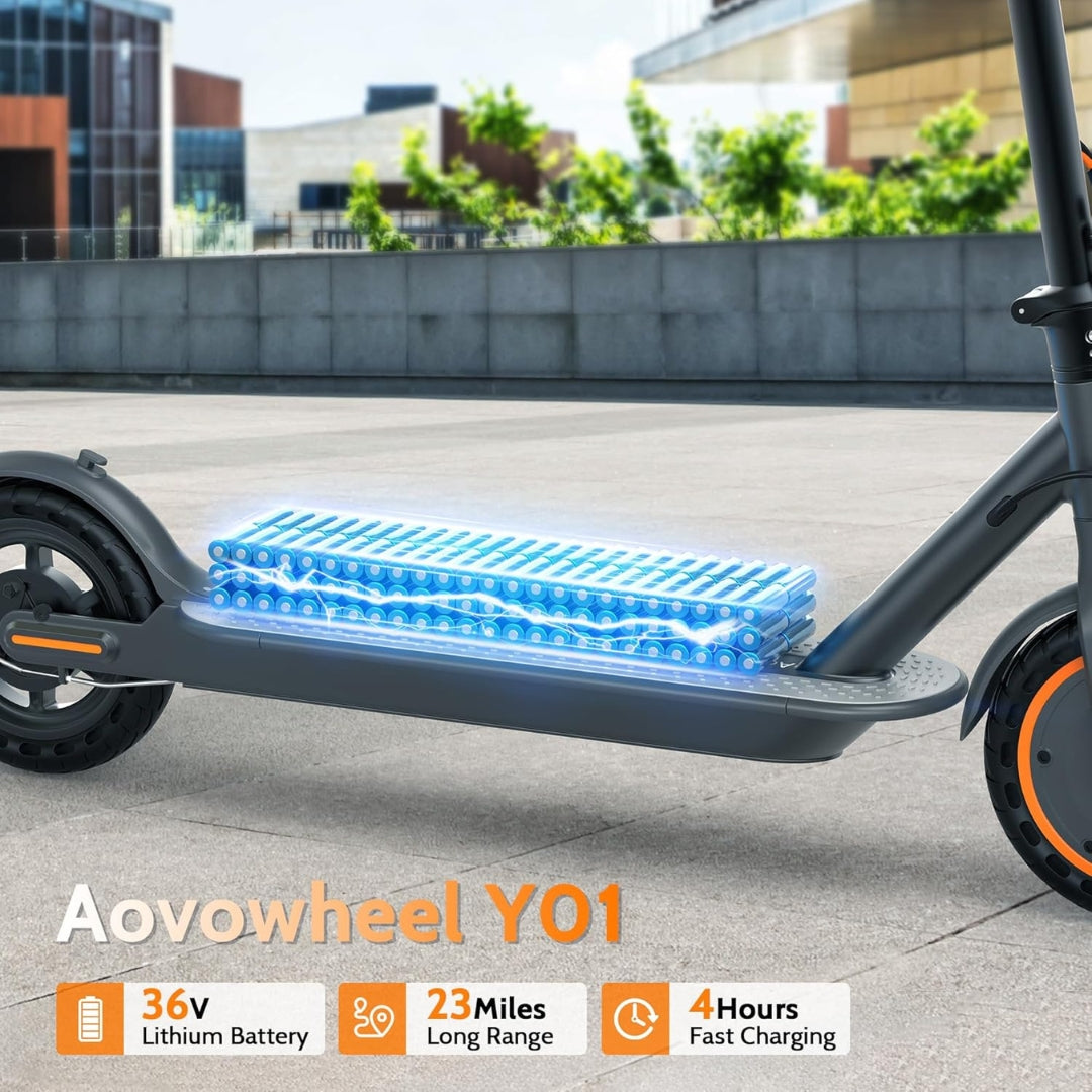 Electric Scooter for Adults – 350W/500W Motor, 21 MPH, 23 Miles Range, Foldable Commuter E-Scooter