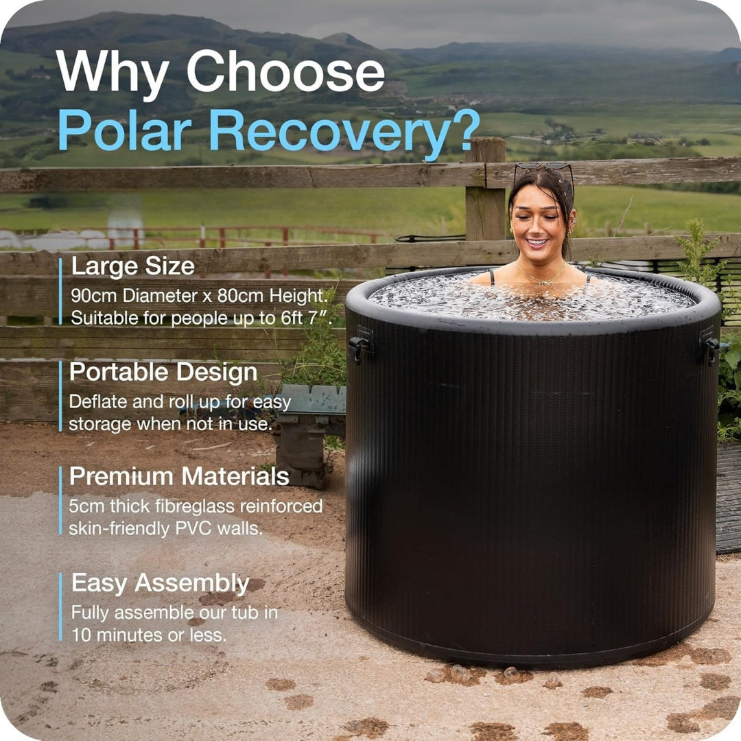 Portable Cold Plunge Tub – Compact, Insulated, Travel-Friendly Ice Bath for Home & Outdoor Use