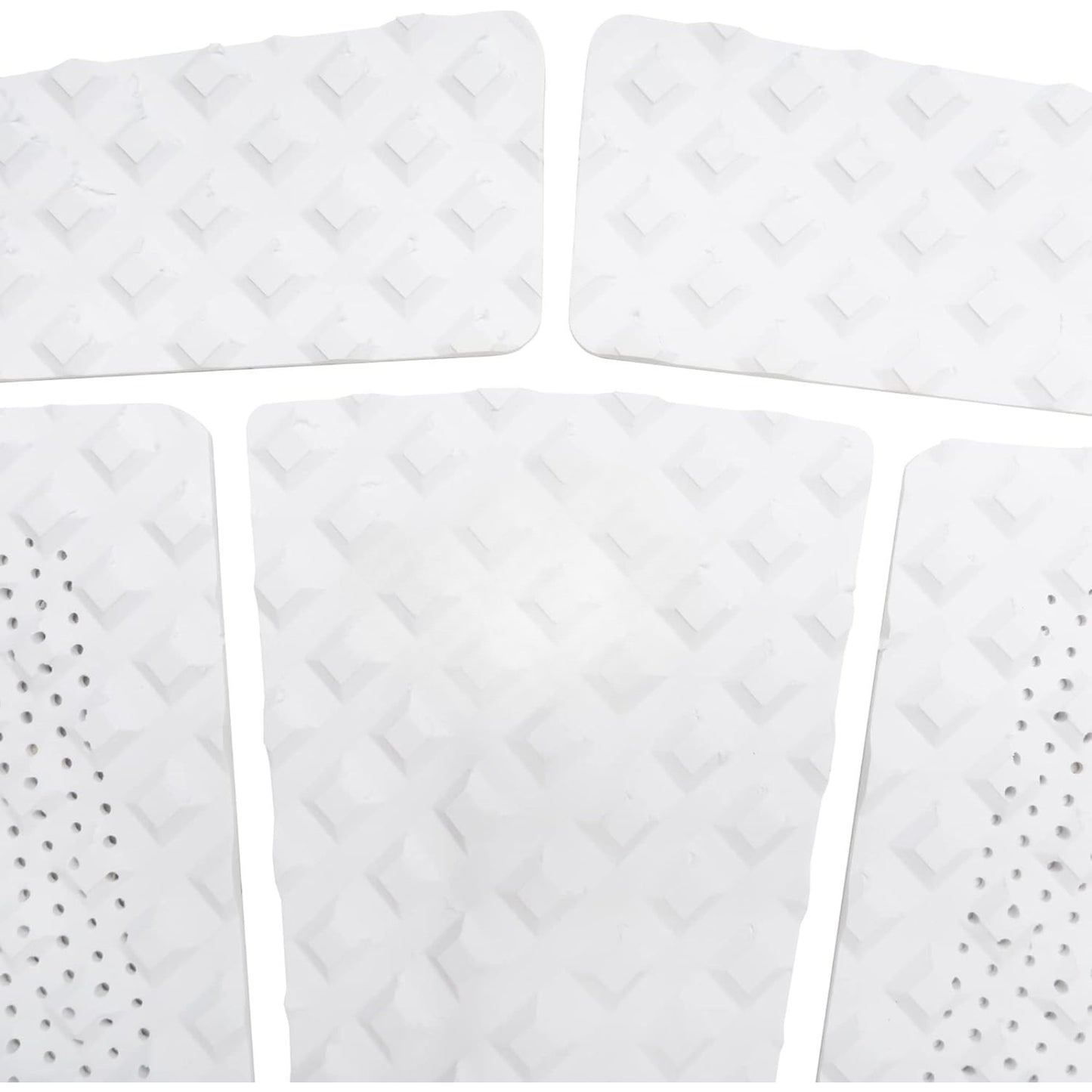 5 Piece EVA Surfboard Traction Pads – Non-Slip Stomp Deck Grip for Skimboards, Funboards & Fishboards