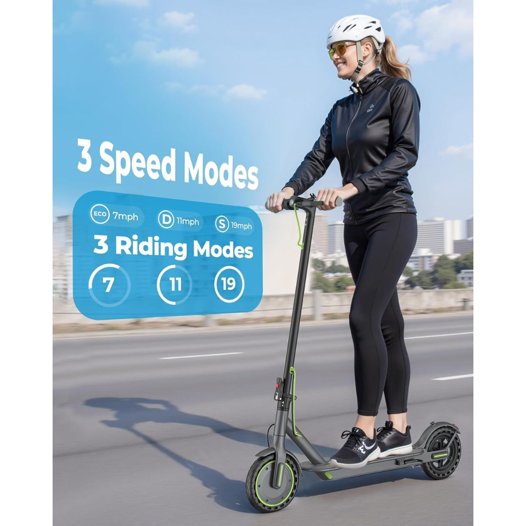 Electric Scooter for Adults, 350W/500W Motor, 19-22 MPH, 21-24 Miles Range, Solid Tires & App Control