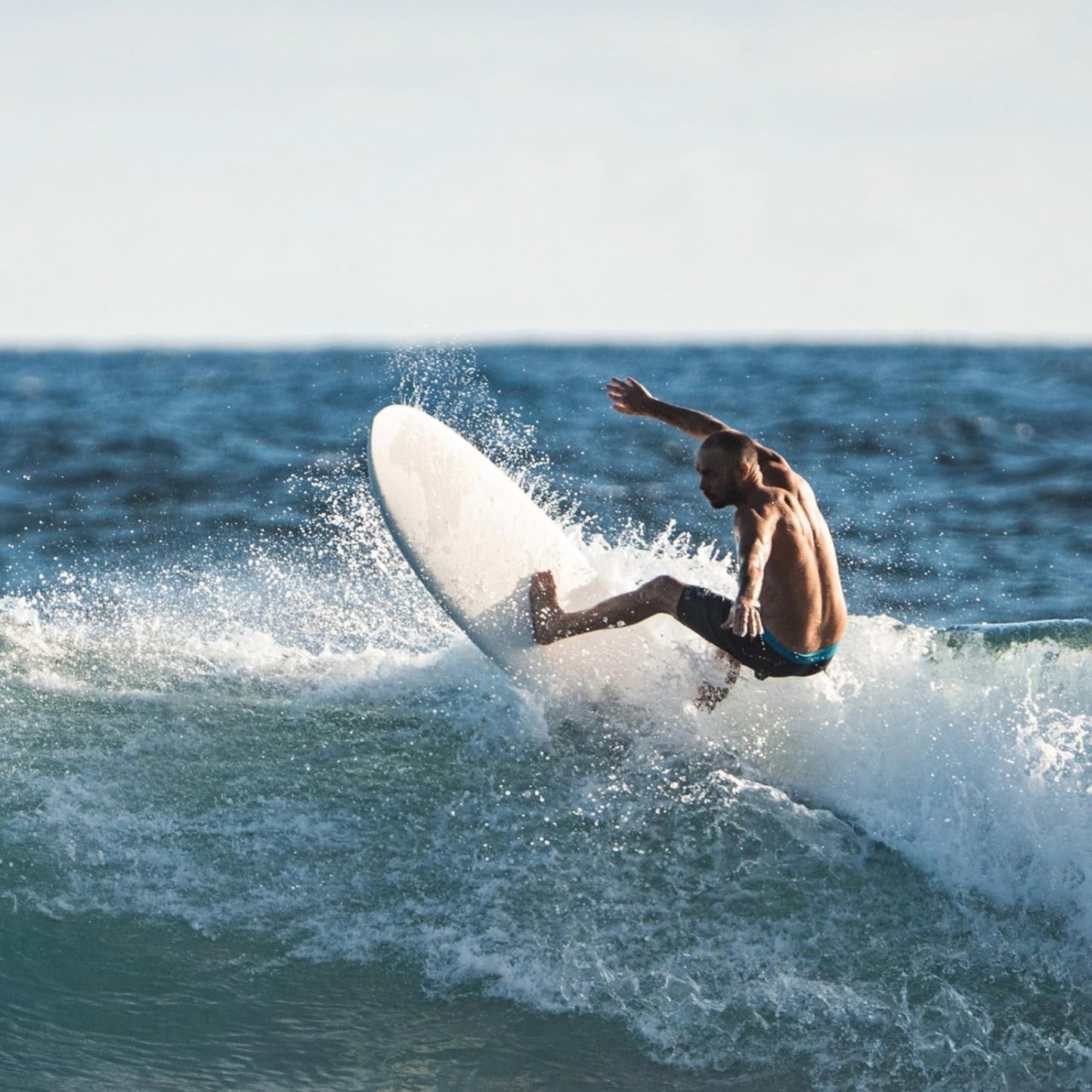 7'2" Comet Tough-Tec Surfboard Durable Beginner & Intermediate Board Lightweight, Stable & Eco-Friendly