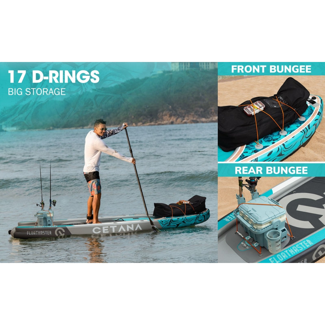 CETANA FloatMaster 11'6 Inflatable SUP Board All-Round Paddle Board 600lbs Capacity