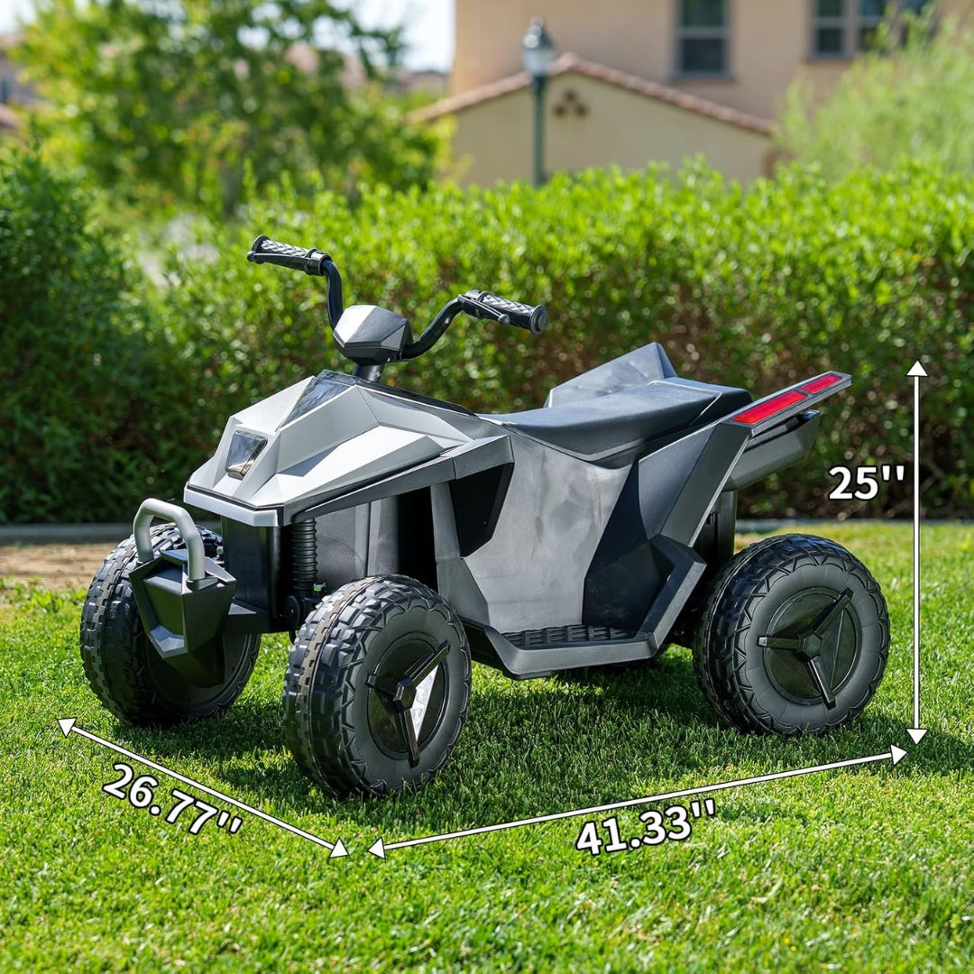 24V Kids ATV 2 Seater Ride On Car, 2x200W Motors, LED Lights, Bluetooth Music, Electric Four Wheeler