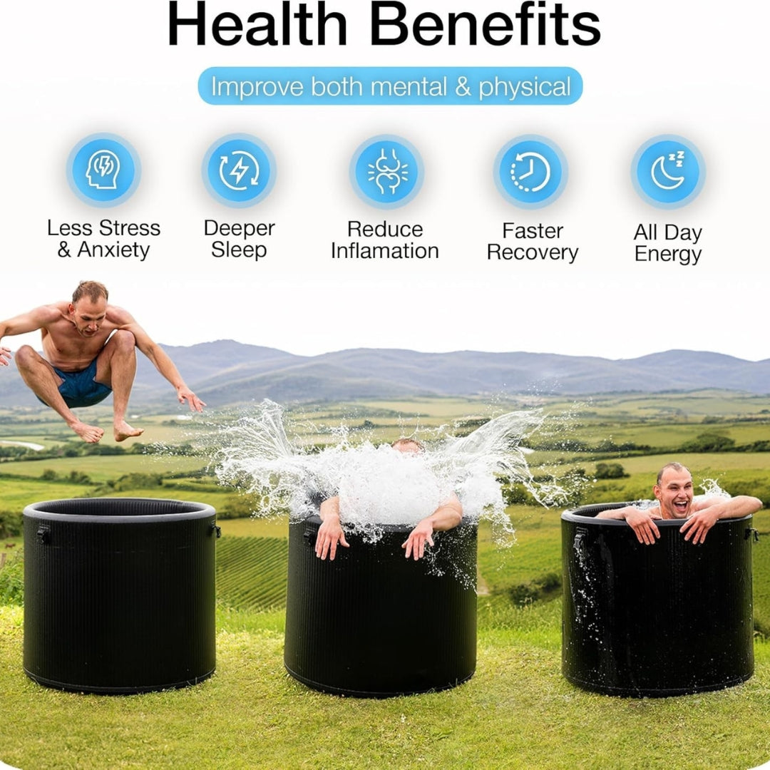 Portable Cold Plunge Tub – Compact, Insulated, Travel-Friendly Ice Bath for Home & Outdoor Use