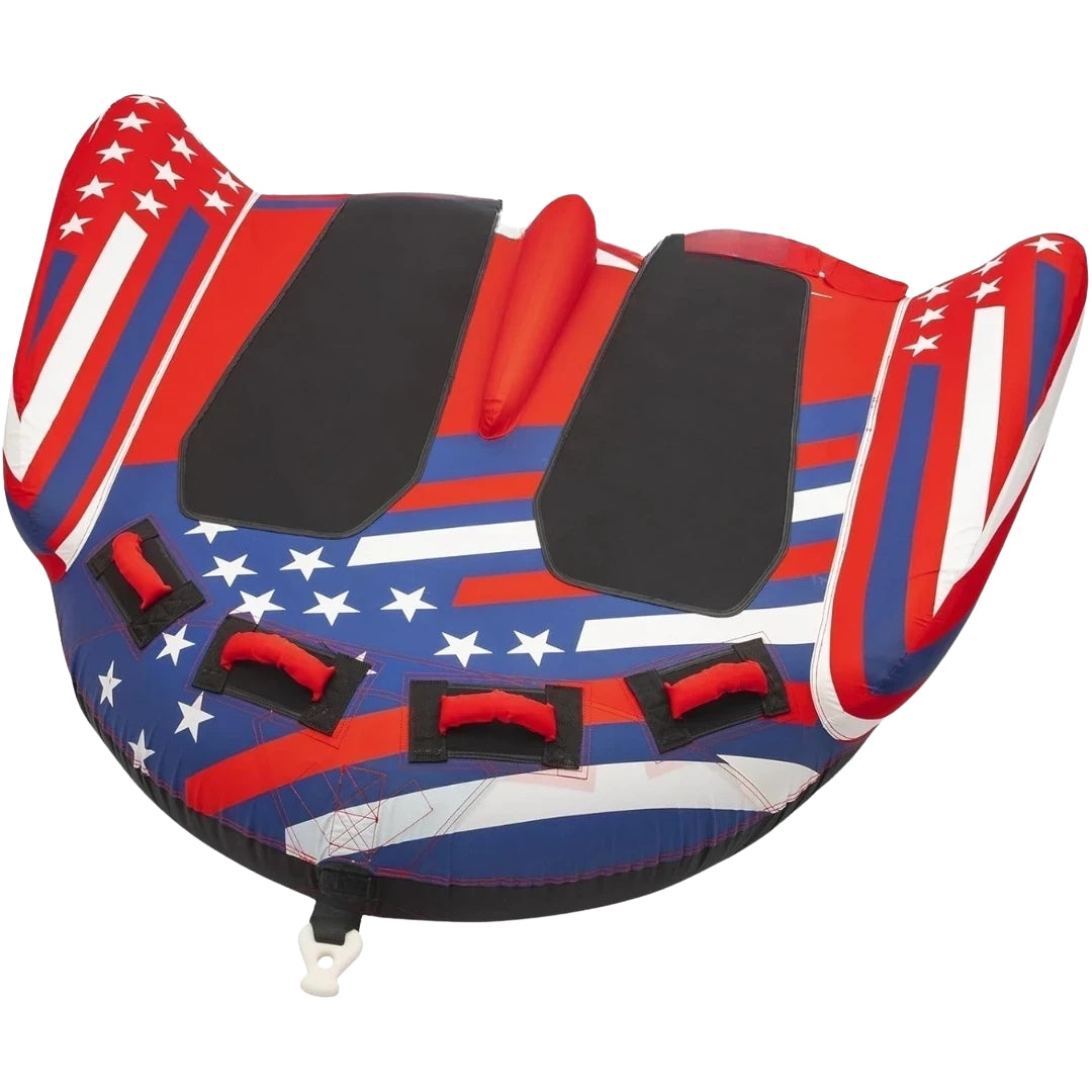 Towable Tubes for Boating 2-3 Person | Inflatable Boat Towables with Quick Connector & Safety Wings