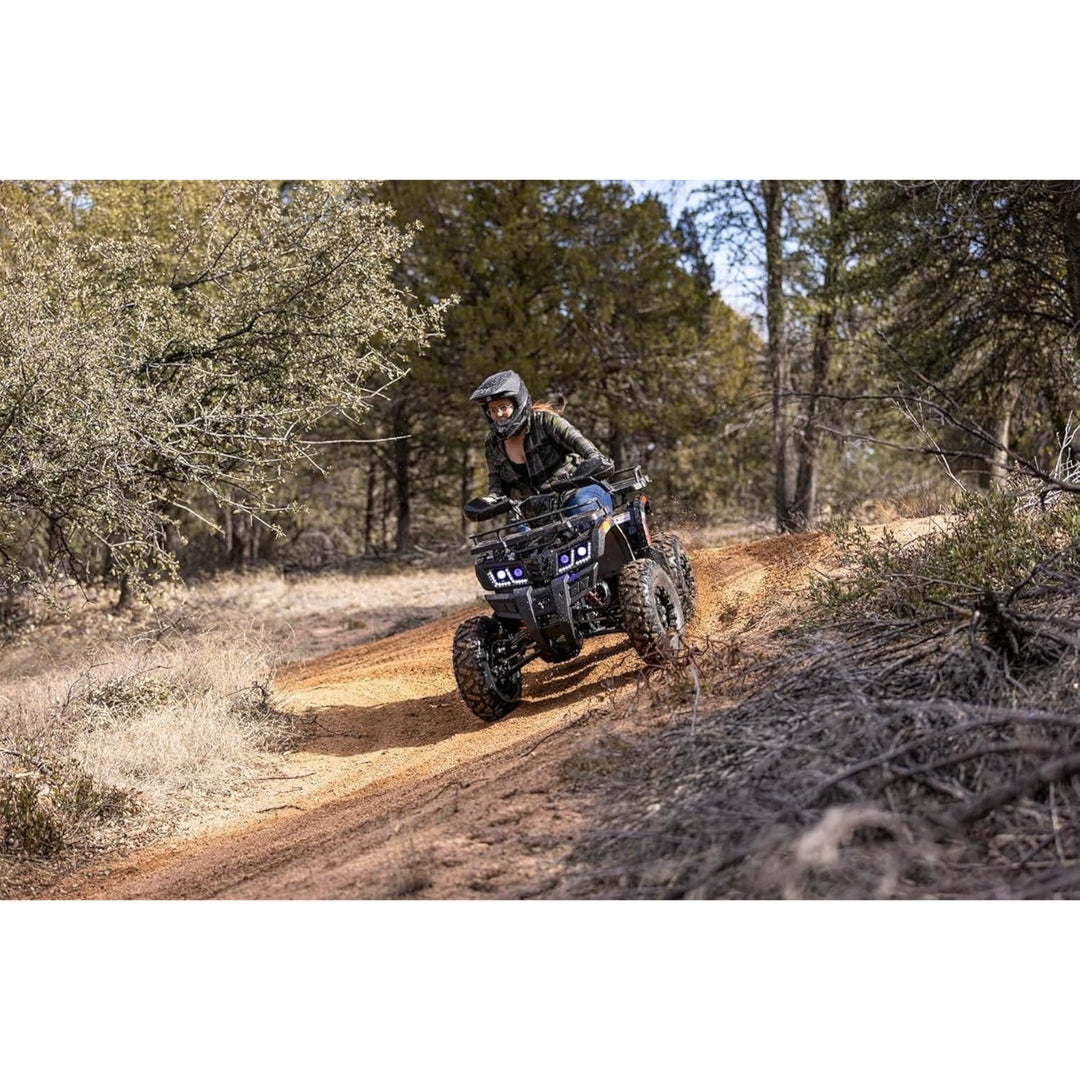 AT200R 169cc Gas Powered Adult ATV with Hydraulic Disc Brakes, Independent Suspension & Digital Speedometer