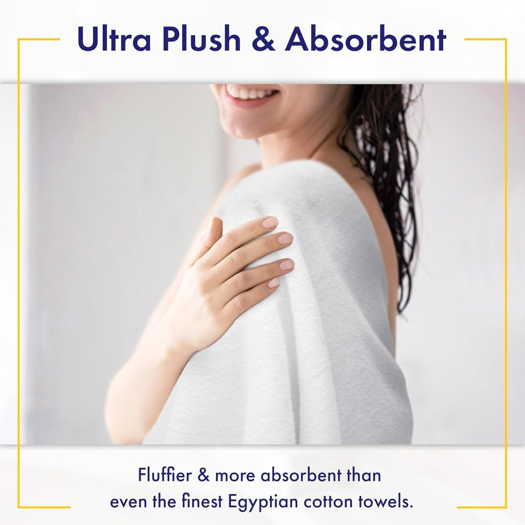 Ultra Soft Bamboo Viscose Bath Towels | 6-Piece Luxury 700 GSM Set – Super Absorbent & Quick Drying