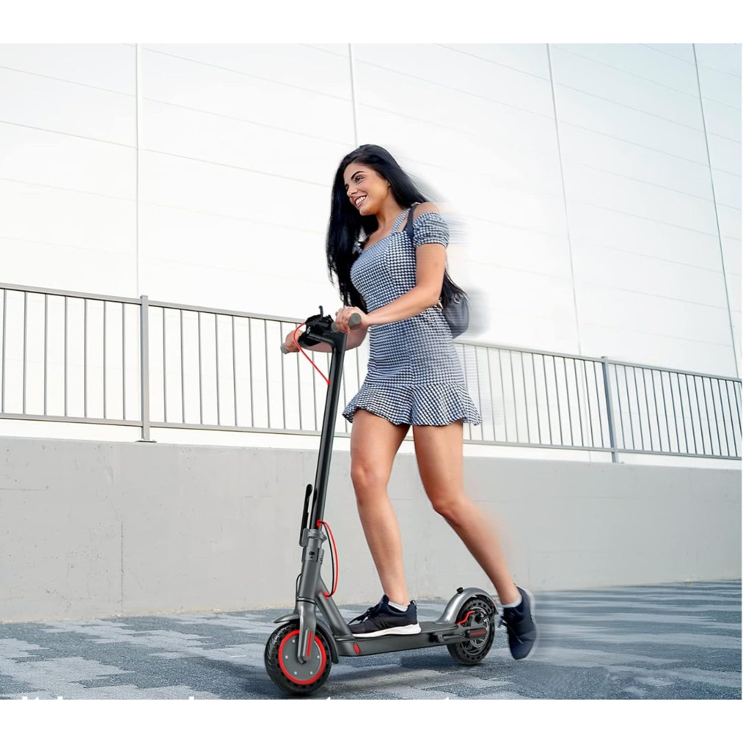 Electric Scooter for Adults – 350W/500W Motor, 8.5"/10" Solid Tires, 22MPH Speed, 24 Miles Range