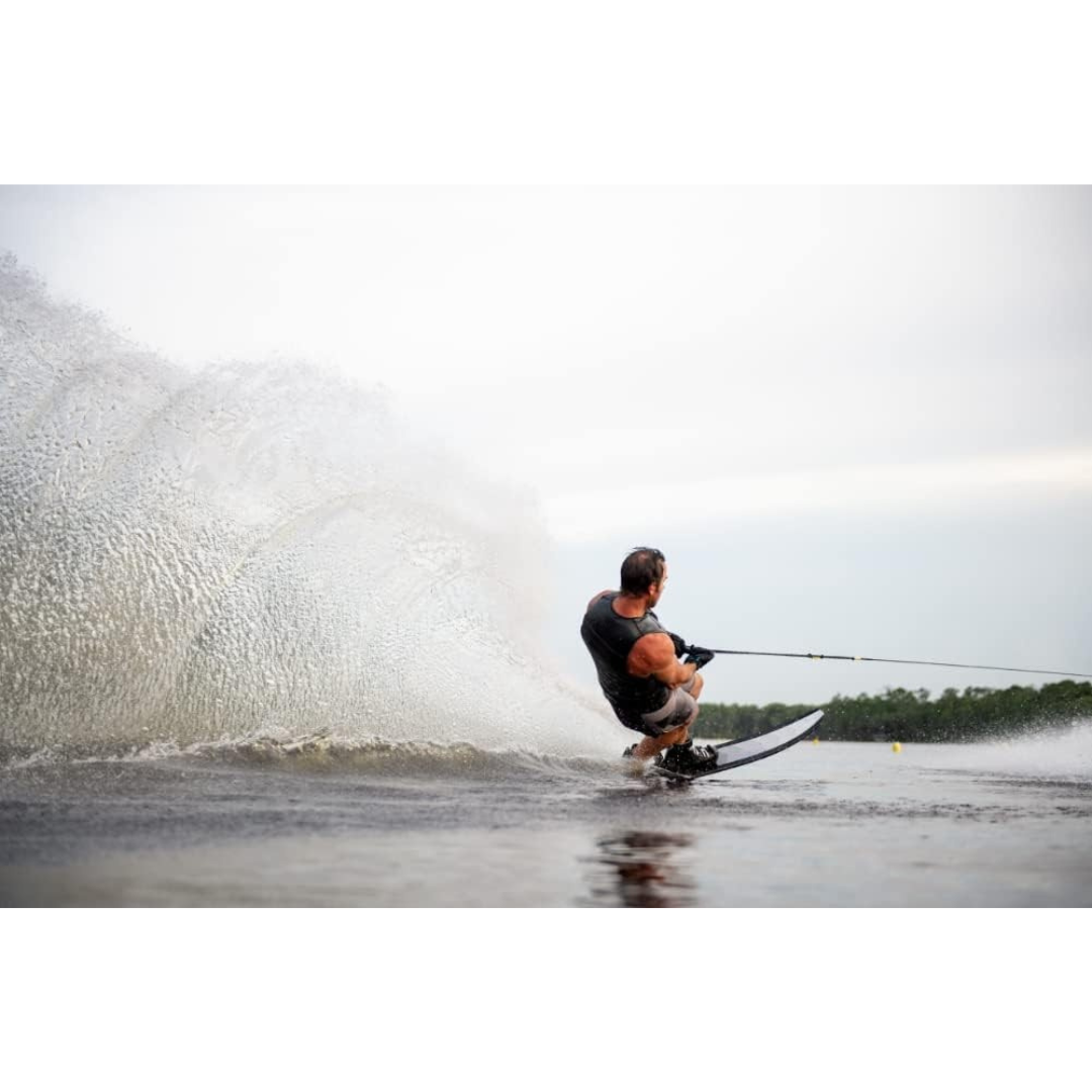 Carbon Omega Max Slalom Waterski 66in – High Performance Carbon Ski for Stability, Speed & Control