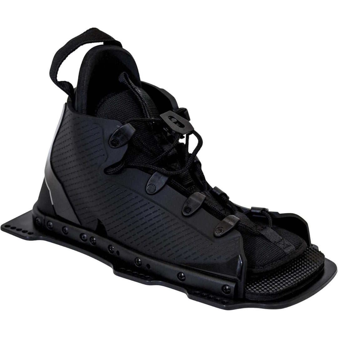 Waterski Swerve Lace-Adjustable Front Binding with Rear Toe Plate | Big Daddy 69" Adult Ski