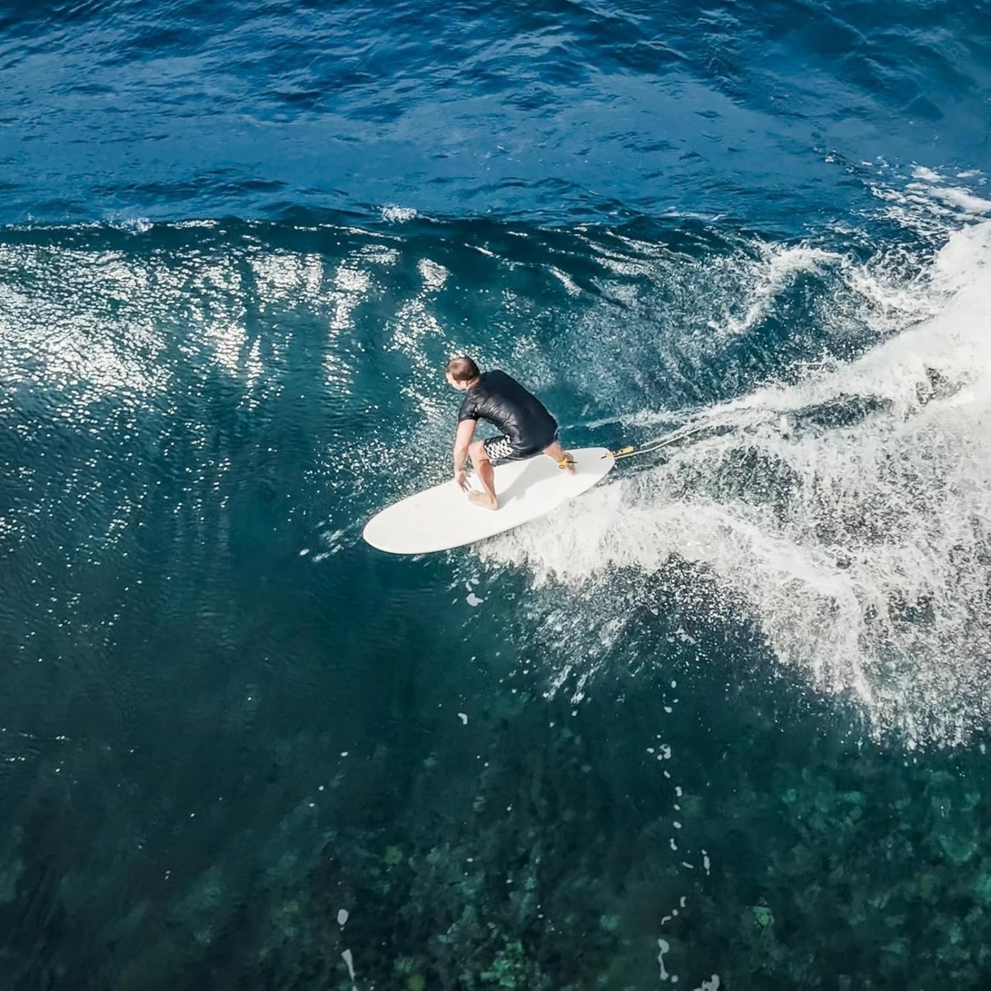 7'2" Comet Tough-Tec Surfboard Durable Beginner & Intermediate Board Lightweight, Stable & Eco-Friendly