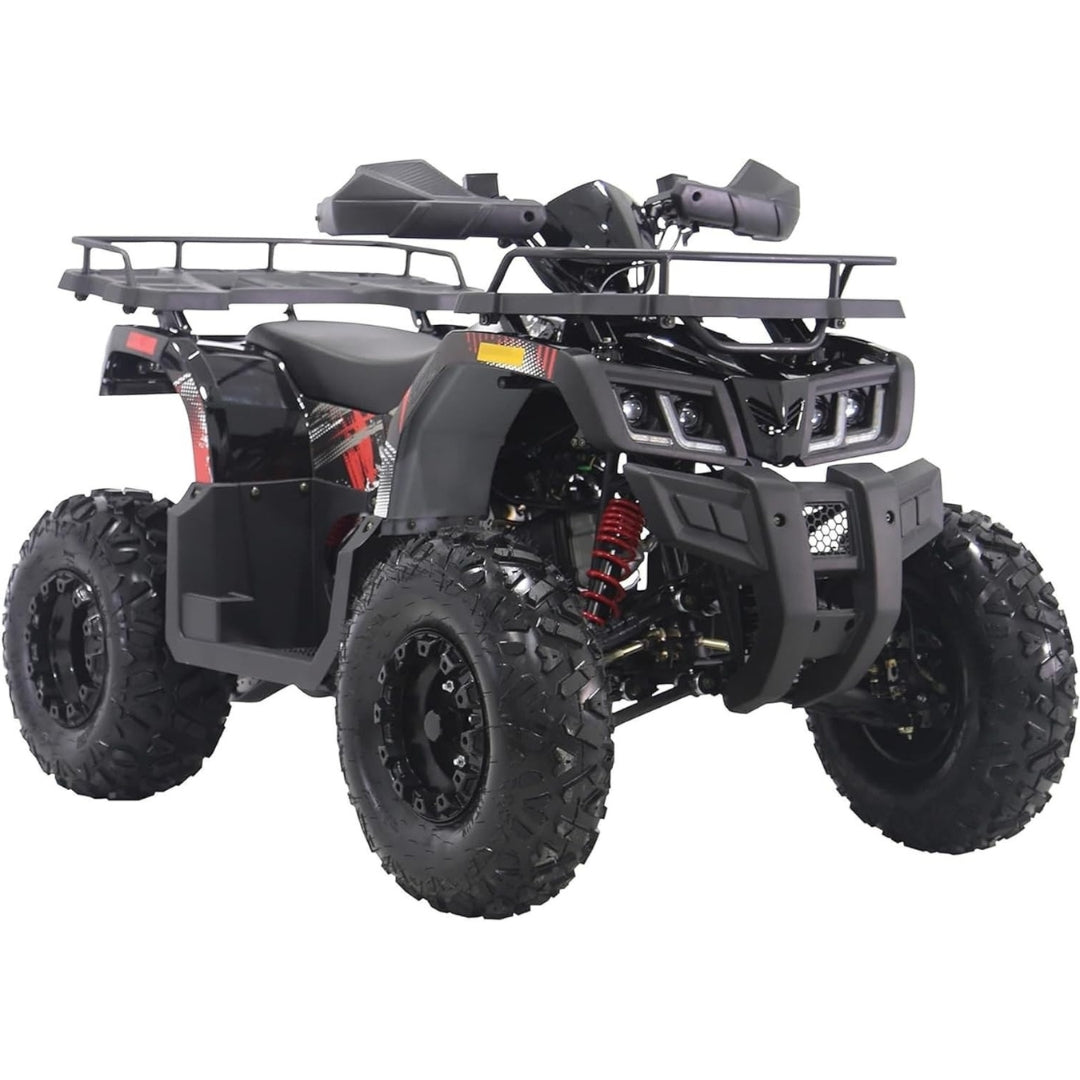 AT200R 169cc Gas Powered Adult ATV with Hydraulic Disc Brakes, Independent Suspension & Digital Speedometer